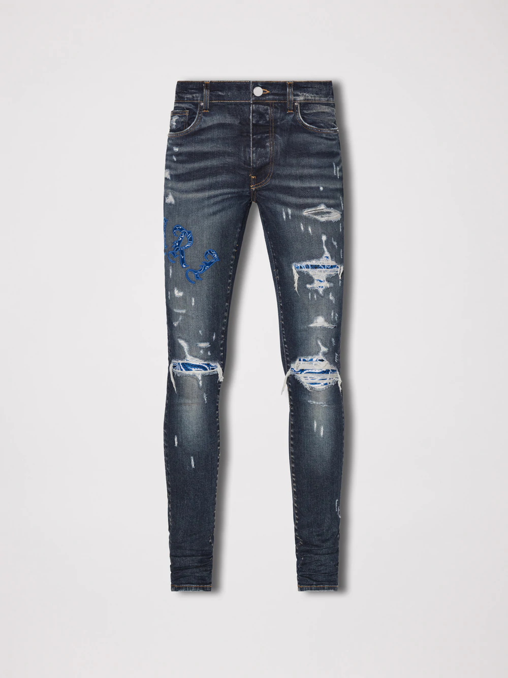 Mens Stretch Designer Jeans Distressed Ripped Biker Slim Fit Washed Motorcycle Denim Men Hip Hop Fashion Man Pants 22ss Jean