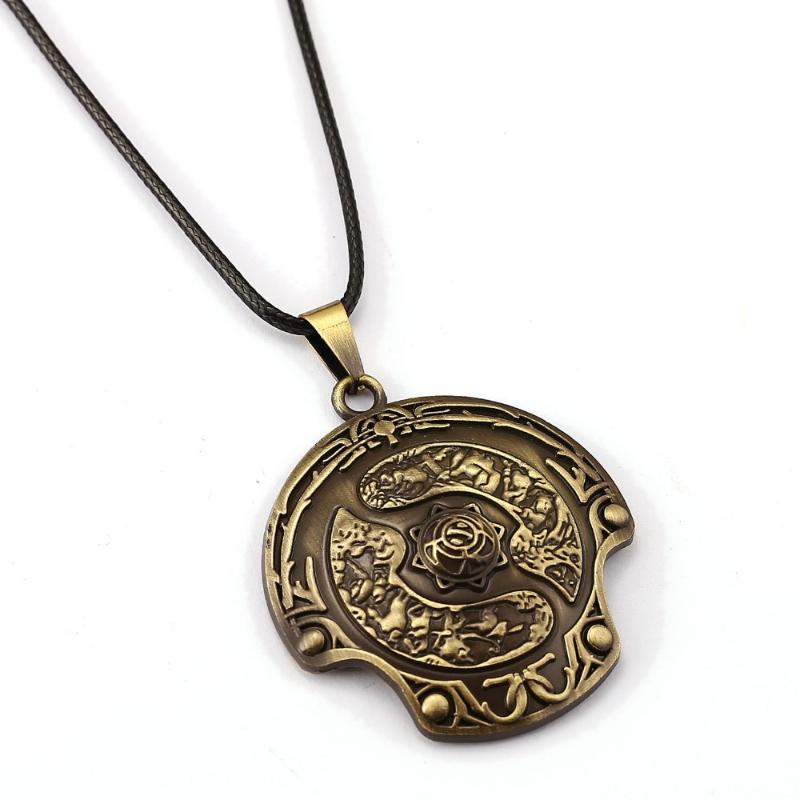 

Pendant Necklaces 10/PCS DOTA 2 Choker Necklace Immortal Champion Shield Men Women Gift Game Jewelry AccessoriesPendant