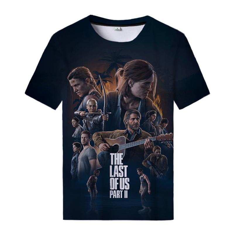 

Men's T-Shirts The Last Of Us Part II T Shirt Men Women Fashion Game 3D Printed Streetwear Oversized T-shirt Harajuku Casual Cosplay TopsMen, Atf3n2014111