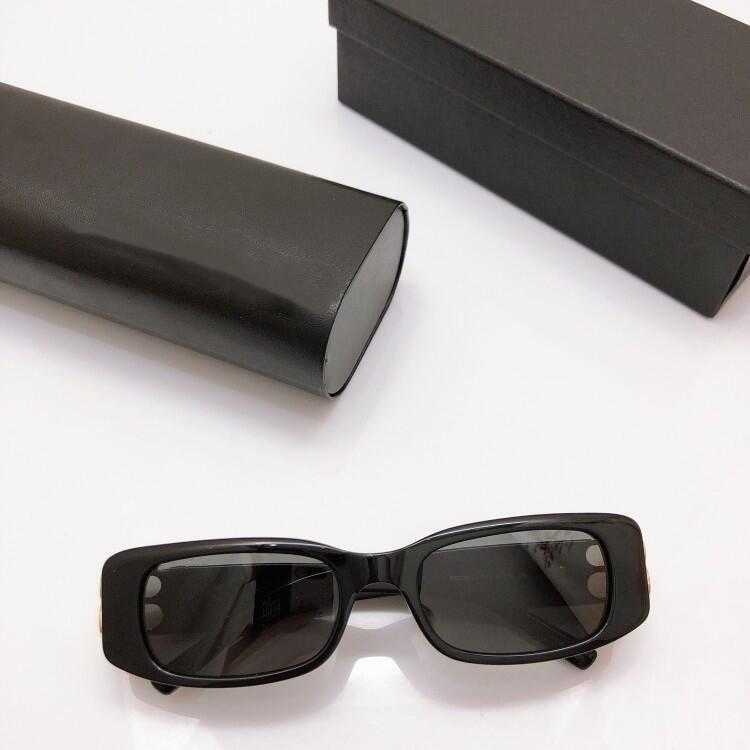 

Luxury Rectangle Women's Sunglasses Fashion Womens Brand Deisnger Full Frame UV400 Lens Summer Style Big Square BB 0096S Top Quality Come
