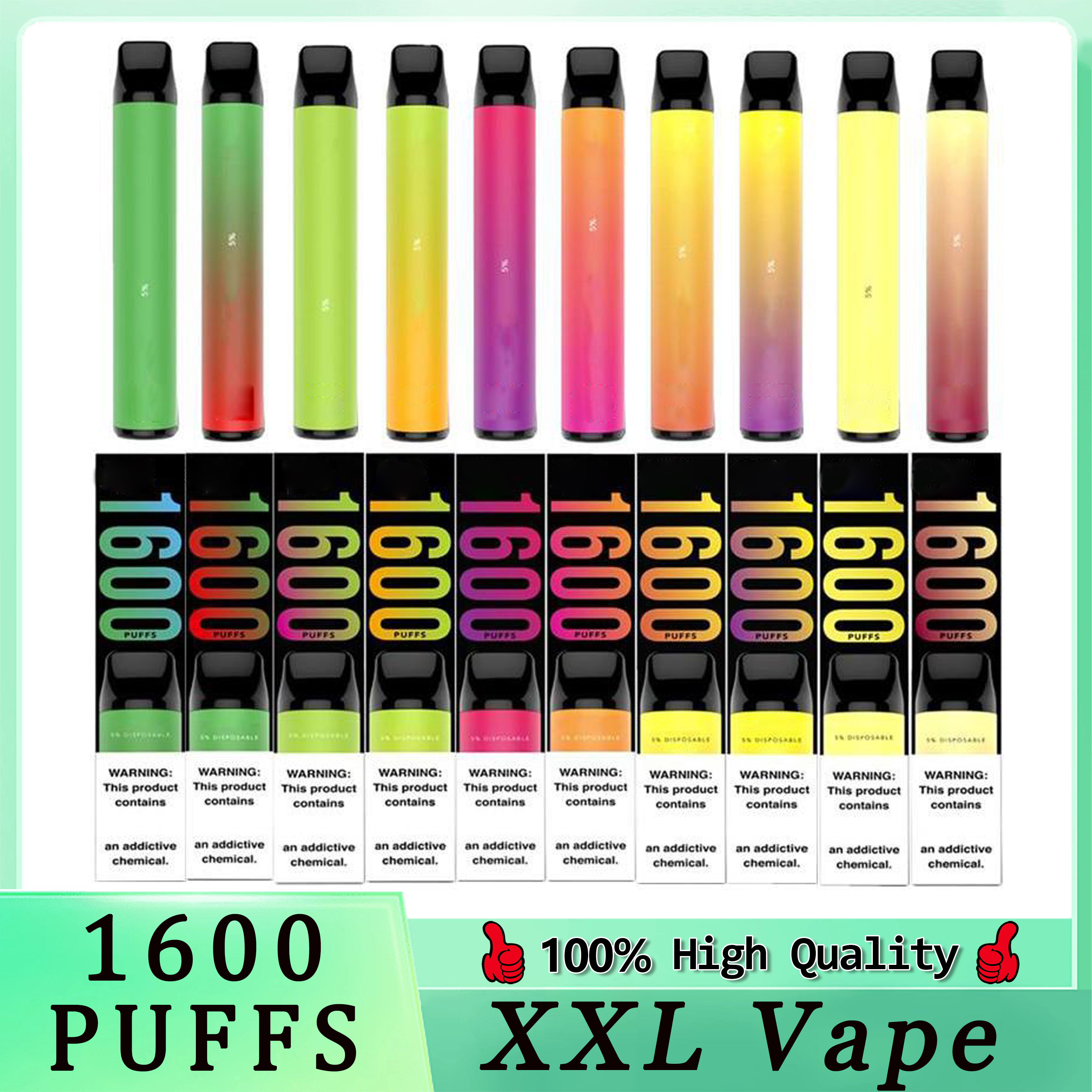 

E Cigarettes 1600 Puffs Disposable Vapes Pod Device 1600 Puffs 36 Flavors 1000mah Battery 6.5ml Tank PK Bang Kits Stick Portable Vape Elf Hyppe