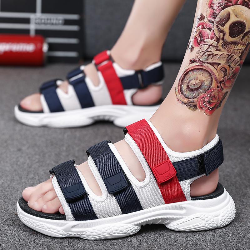 

Sandals Sandalias Men Slide Men's Rubber Camel Sandalia Masculina Sandal Summer Slides Shoes Gladiator Fashion 2022Sandals, Black