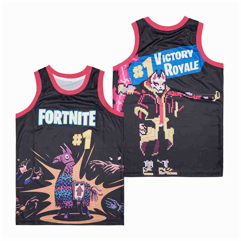 

Movie Basketball Jerseys Fortnite Jersey Mens Size S-XXL, As picture