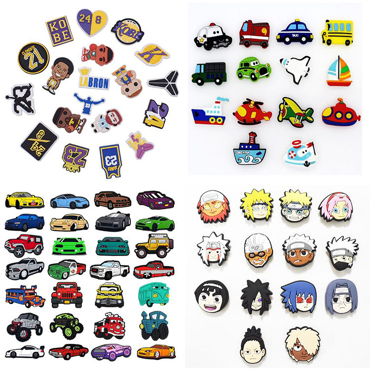 

NEW shoe part accessories cartoon croc shoecharms buckle bracelet wristband decoration clog garden shoe flower gift