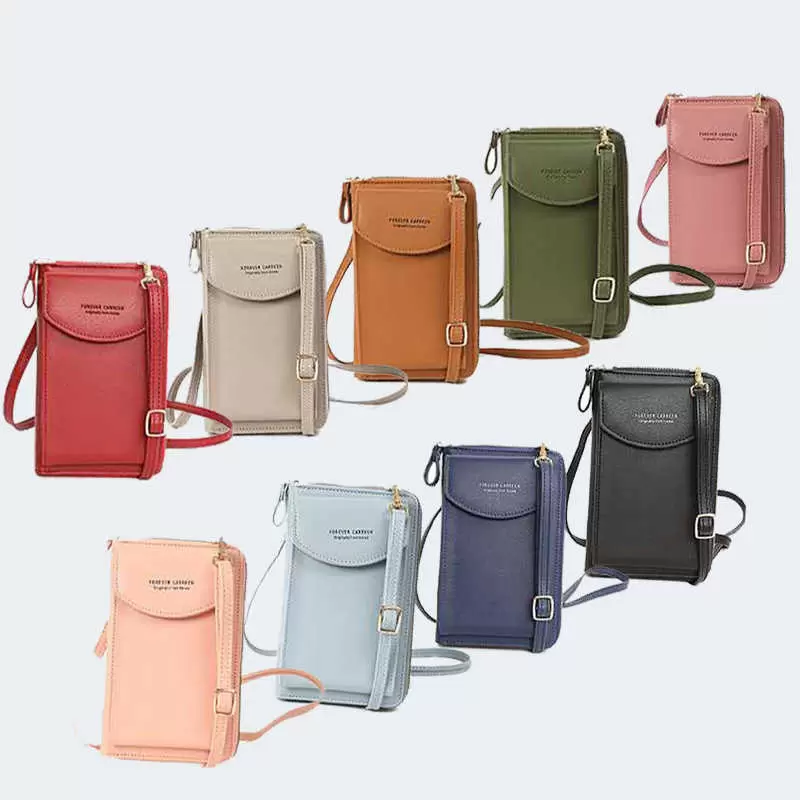 

Wallets Women 2021 Single Shoulder Msenger Mini Mobile Phone Fashion Multi-function Card Bag Young Women's Wallet
