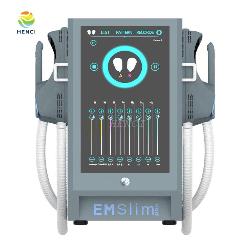 

Newest tech 4 Handle 10 Tesla Emslim neo RF Build Muscle Loss Weight Fat Removal Ems body Sculpting CE Approved