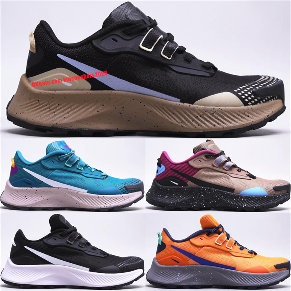 

Fashion Trail 3 Running Shoes Mens High Quality Black Khaki Light Mulberry Mystic Teal Pure Platinum Total Orange Pegasus Outdoor 266b, 2 black khaki