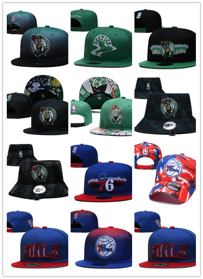 

Men Boston''Celtics''hat Philadelphia''76ers''hat Yellow purple navy Green blue black white red Basketball Snapbacks, Colour