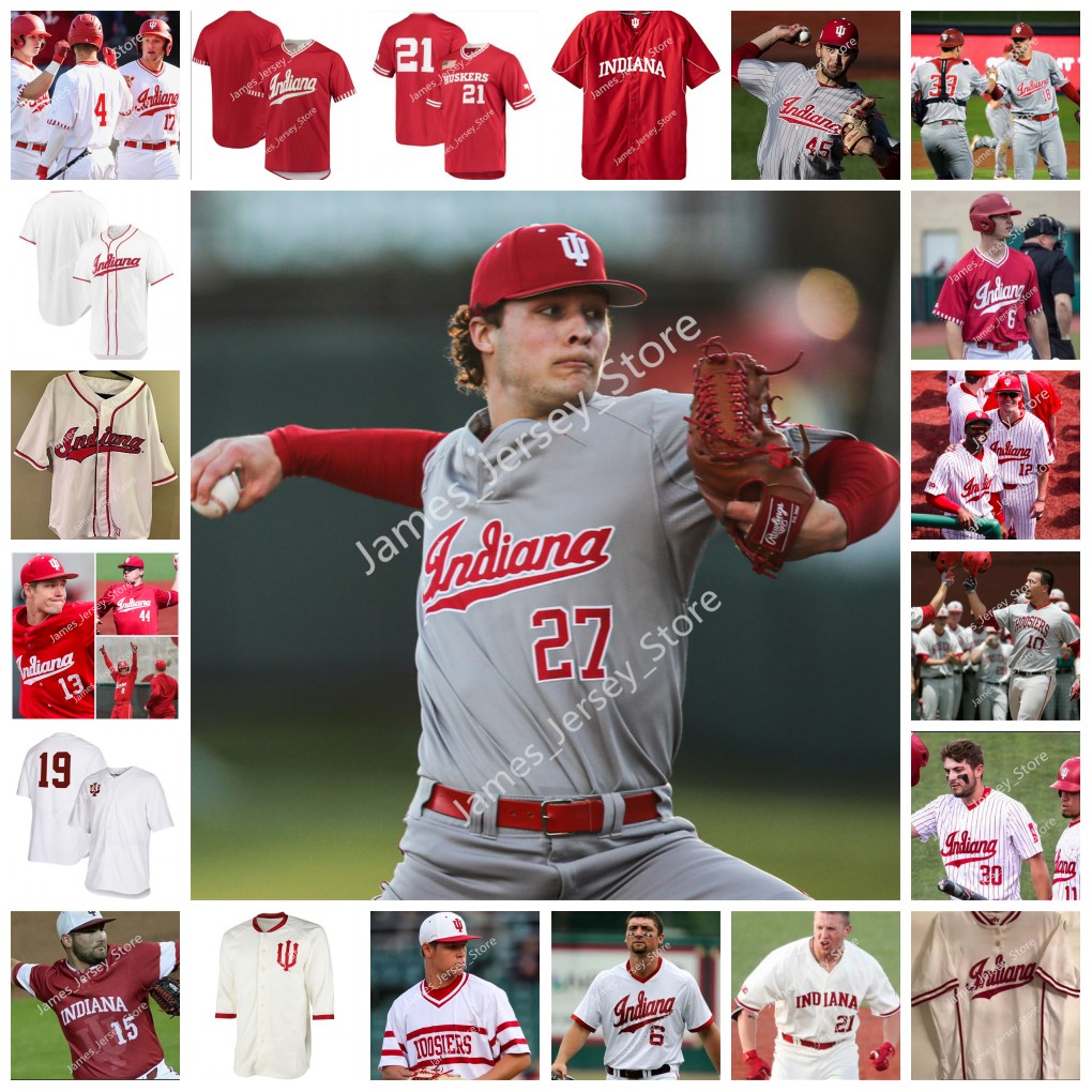 

2022 NCAA Custom Indiana Hoosiers College Baseball Jersey 12 Alex Dickerson 42 COSTA SIROUNIS 44 BRADLEY BREHMER 45 JOHN-BIAGIO MODUGNO 51 ALEC BOLANOWSKI Jerseys