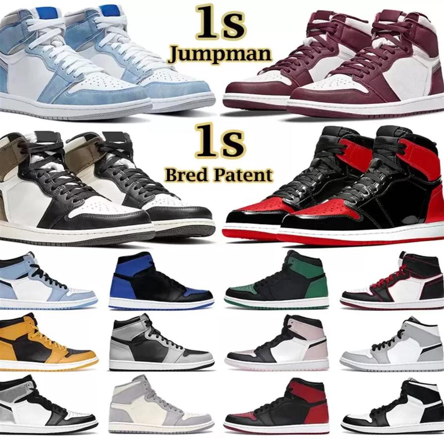 

2022 Mens Womens Basketball Shoes 1s Jumpman 1 High Mid Top University Blue Chill Hyper Royal Fashion Sneakers Sports Trainers 234332W, 29