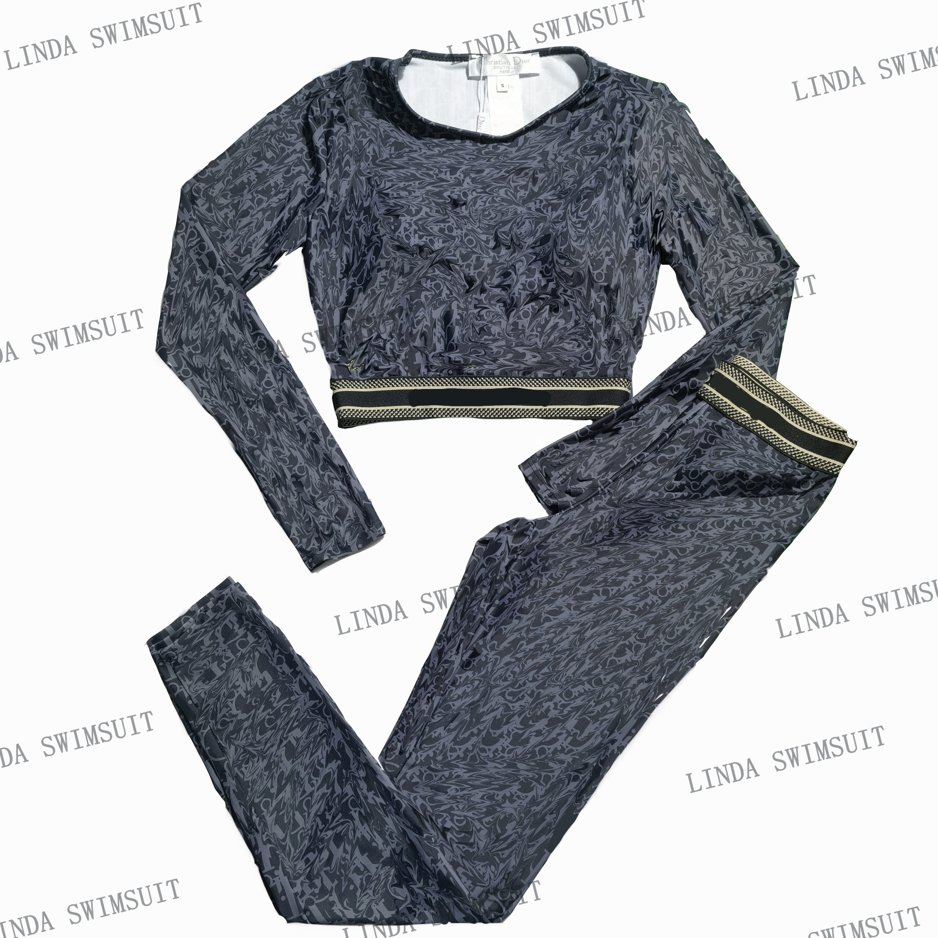 

Womens Yoga sets High Waist Running Suits Luxury logo embroidery print strong stretch fitness nylon clothing gym clothes hip-lifting Legging well-fit tracksuit ffi, #02