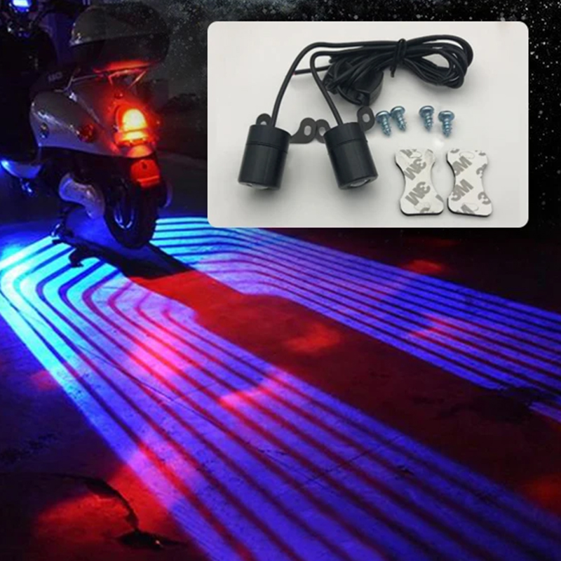 

Universal Motorcycle Angel Wing Led Lamp Motorcycle Modification Parts Motorcycle LED Tail Lights Decorative Motorfiets Lamp