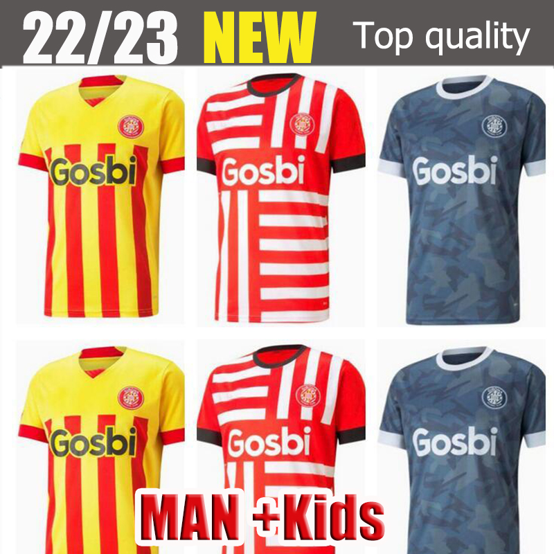 

2022 2023 Girona fc soccer jerseys men 22 23 8 ALES B. 9 DARIO 10 SAMU SAIZ 14 ALEIX GARCIA 19 N.BUTSTOS 24 BORJA football shirt, Blue