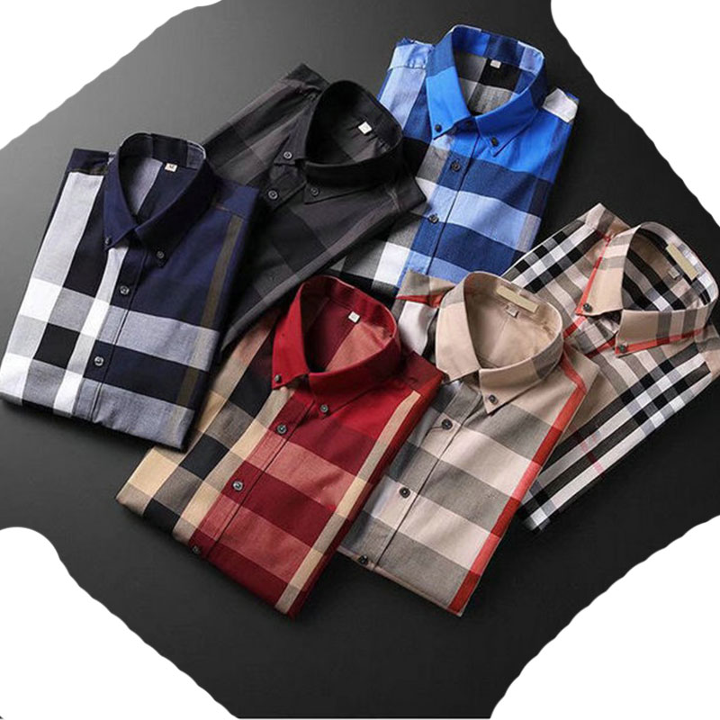 

2022 Luxury Designer Men's Dress Shirt Fashion Print Breathable Embroidery Short Sleeve T-Shirt Men Solid Color Business Casual Shirt Top -3XL, Ribbon(not for sale separatel