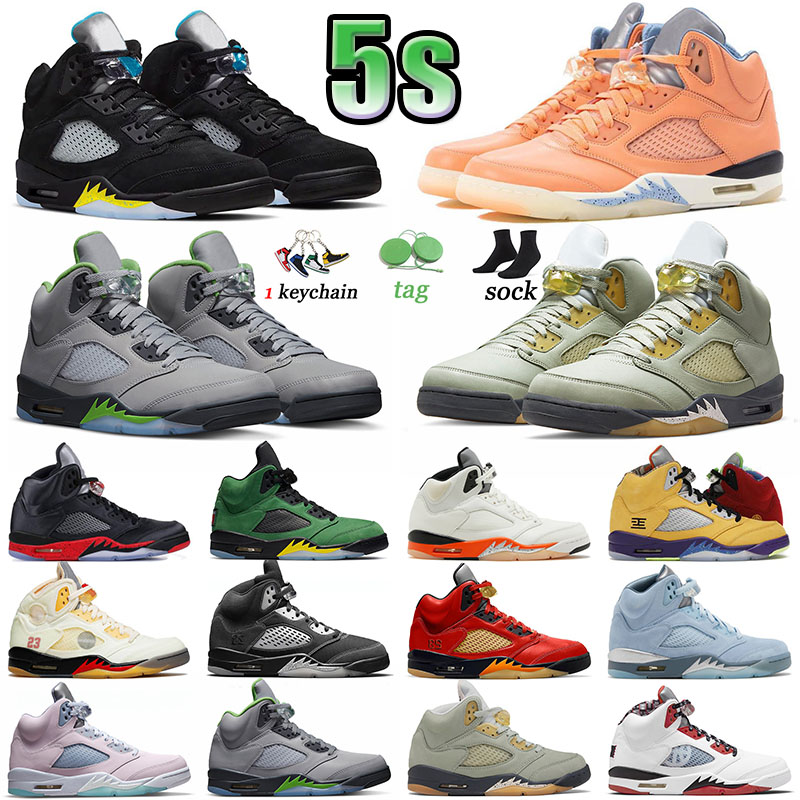 

Authentic Top Jumpman 5 5s V Mens Basketball Shoes Anthracite Racer Blue Stealth Aqua Unc Offs White Sail Easter Concord Sneakers Green Bean Jade Horizon Big Size 40-47, # alternate grape 40-47