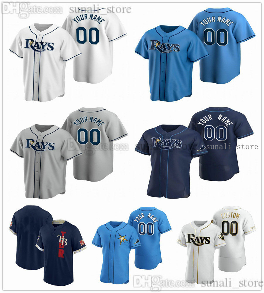 

2022 Baseball 22 Chris Mazza Jerseys 49 Brendan McKay 1 Luis Patiño 38 Colin Poche 30 Brooks Raley 52 Romero 59 Jeffrey Springs 81 Ryan Thompson 37 Matt Wisler Men, White