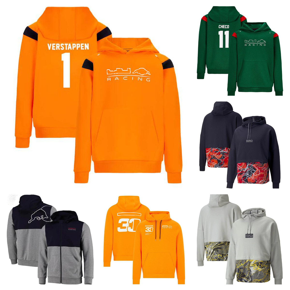 

2022 new F1 racing jacket spring and autumn team jersey