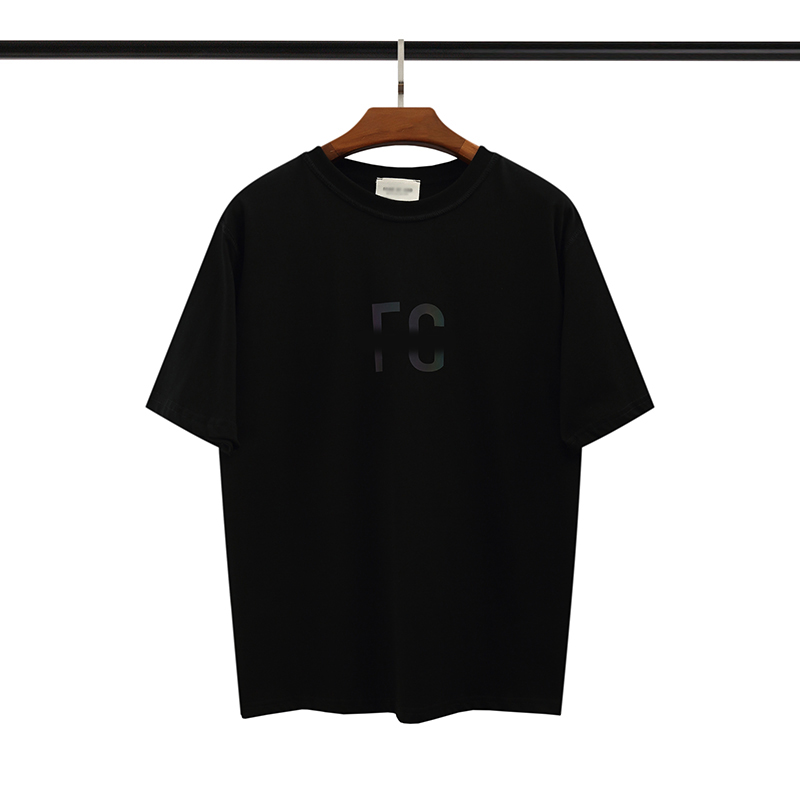 

Designer Large Big Reflective V Friends Men Women t shirts Casual Smoke Angel Loose Lovers luxury high quality Short Sleeve F/G t shirt A4, Black