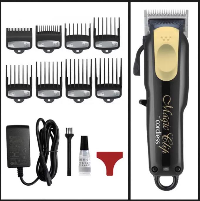 

2023 8148 Magic Metal Hair Clipper 8504 8081 8591 Electric Razor Men Steel Head Shaver Hair Trimmer Gold Red EU UK US Plug