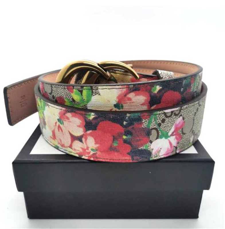 

men designers belts womens belts mens waistband high quality Fashion casual leather belt waistbands for man woman Flower color beltcinturones, No box