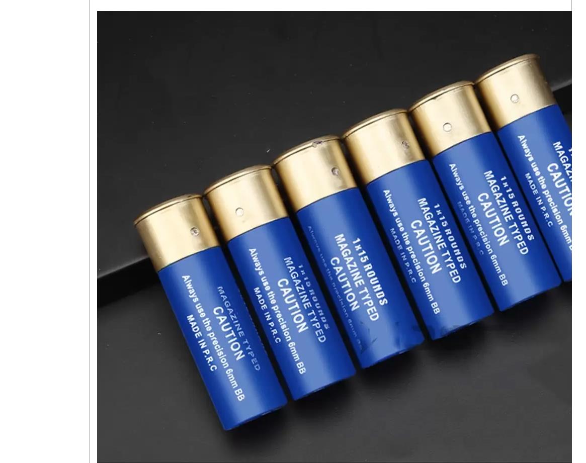 

15 Rounds BB Holding Shotgun Shells Ultra Realism Model (6pcs Shells) for 6mm Airsoft Gun Accessory Equipment.cx