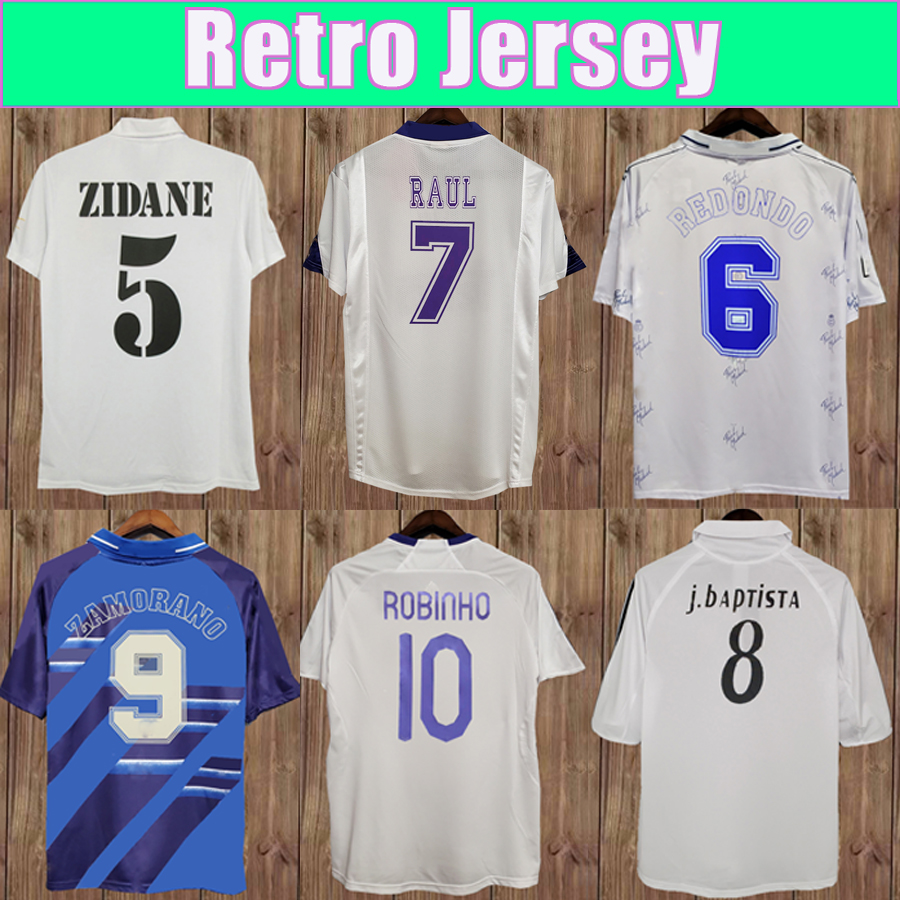 

1997 2007 RAUL SEEDORF ZIDANE BECKHAM Mens RETRO Soccer Jerseys R.CARLOS ALONSO KAKA' SERGIO RAMOS Home Away Football Shirts, Fg2061 2004 2005 away
