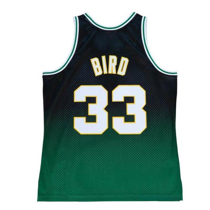 Stitched Larry Bird Fadeaway basketball jersey Mitchell & Ness 1985-86 classic retro jerseys Men Women Youth S-6XL