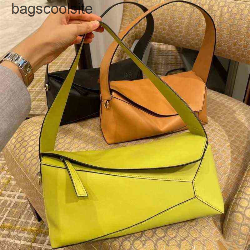 Sac One Designer Leather Woman Loews 2022 Sacs Puzzles Puzzles Sac à main Small Square Sqbo Puzzlebag