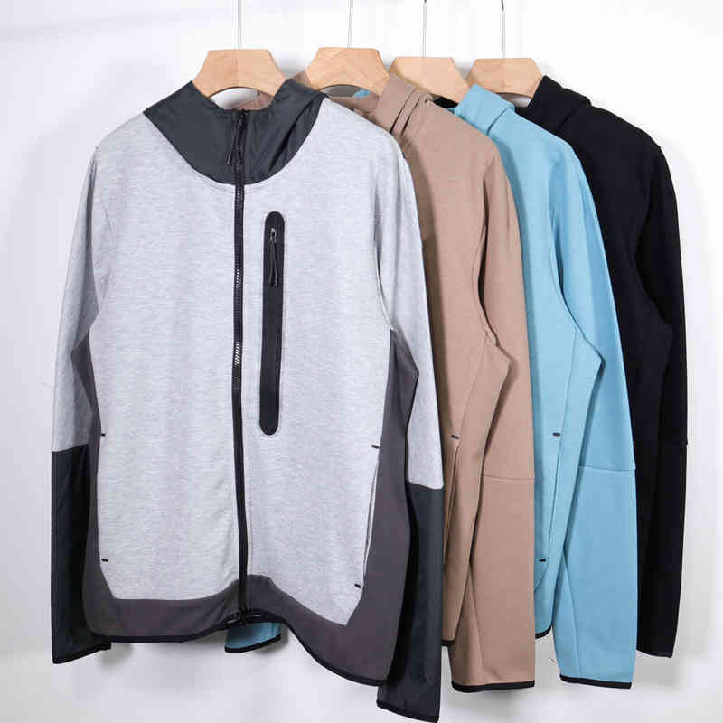 

American Fashion Brand Pra High Quality the New Hooded Zipper Hoodie for Men in Early Spring 2022 Is Stylish, Simple and Sporty M-2xl, Black