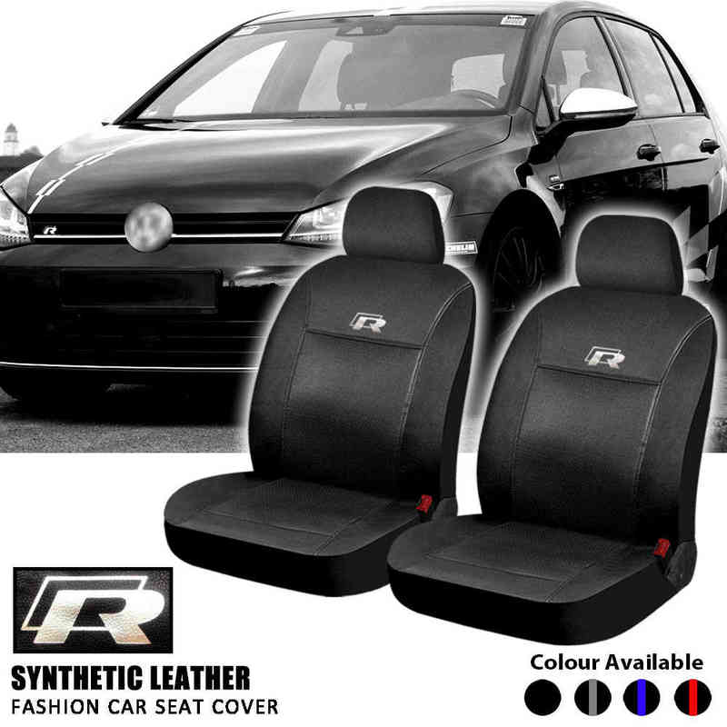 

R line Auto Interior Accessories Universal Car Seat Cover for Volkswagen Golf 4 5 6 7 Polo Jetta Bora Passat Tiguan H220428