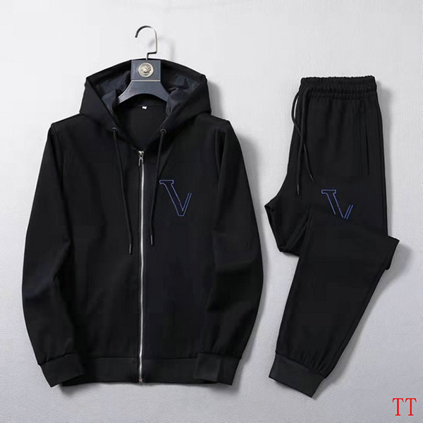 Men&#039;s Tracksuit Two Piece Jacket Sweater Pants with Letters Fashion Style Spring and Autumn Coat Jacket Top Set-image-765525000