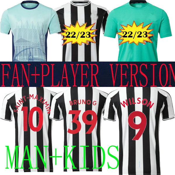

Newcastle 22 23 WILSON Soccer Jersey SAINT-MAXIMIN BRUNO G. 2022 2023 PRE TRAINING MATCH TRIPPIER MURPHY SHELVEY 21 Football Shirt Kids SPECIAL Shearer WOOD TARGETT, 22 23 gk man 2