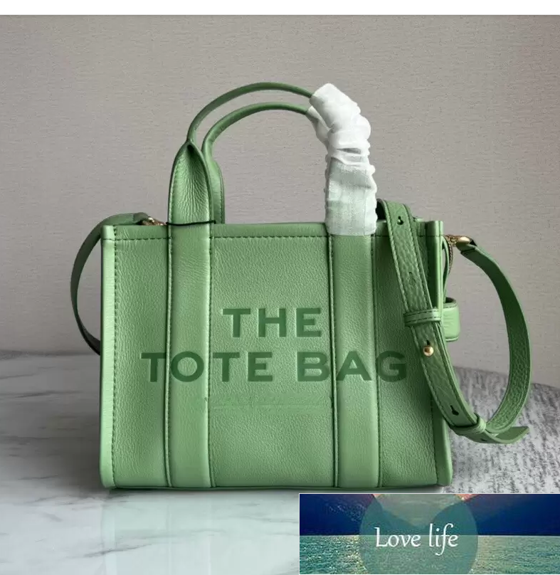 

Latest Colors Genuine Leather Shoulder Messenger Bag Tote Bag Women's Vintage Handbag Single Mini Size 26CM, Green