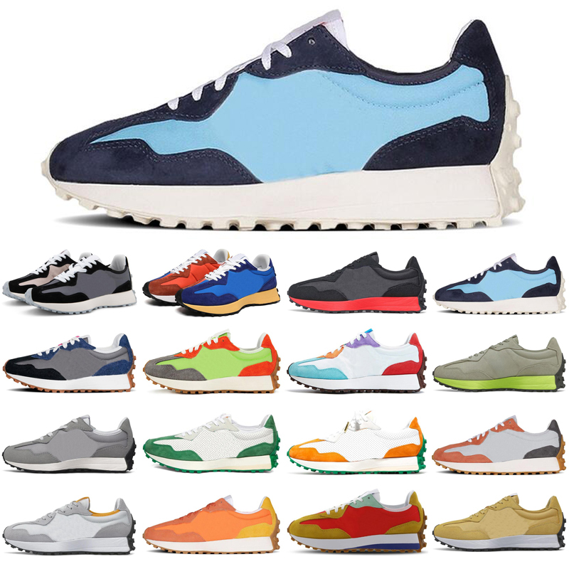2022 designer Luxurys 327 running shoes for men womens pride cape neo flame Black Grey sea smoke Beige Gum Leaf green Orange mens sports sneakers tr