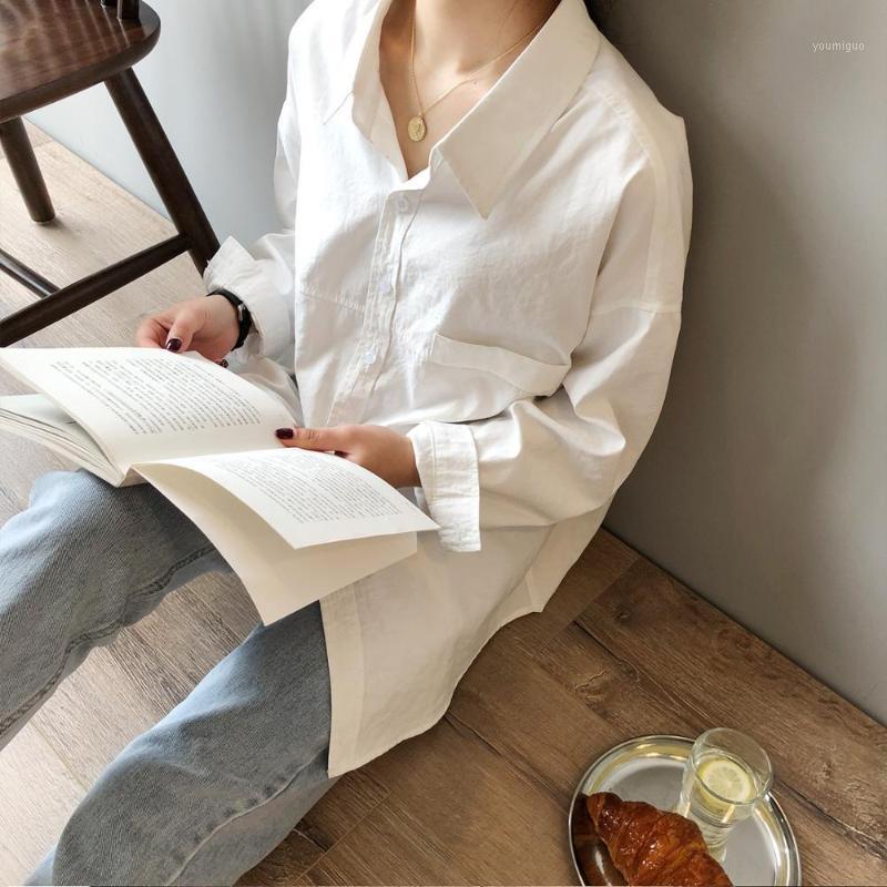 

Women's Blouses & Shirts 2022 Spring Women Summer Blouse Korean Long Sleeve Womens Tops And Vintage Blusas Roupa Feminina Loose, Blue