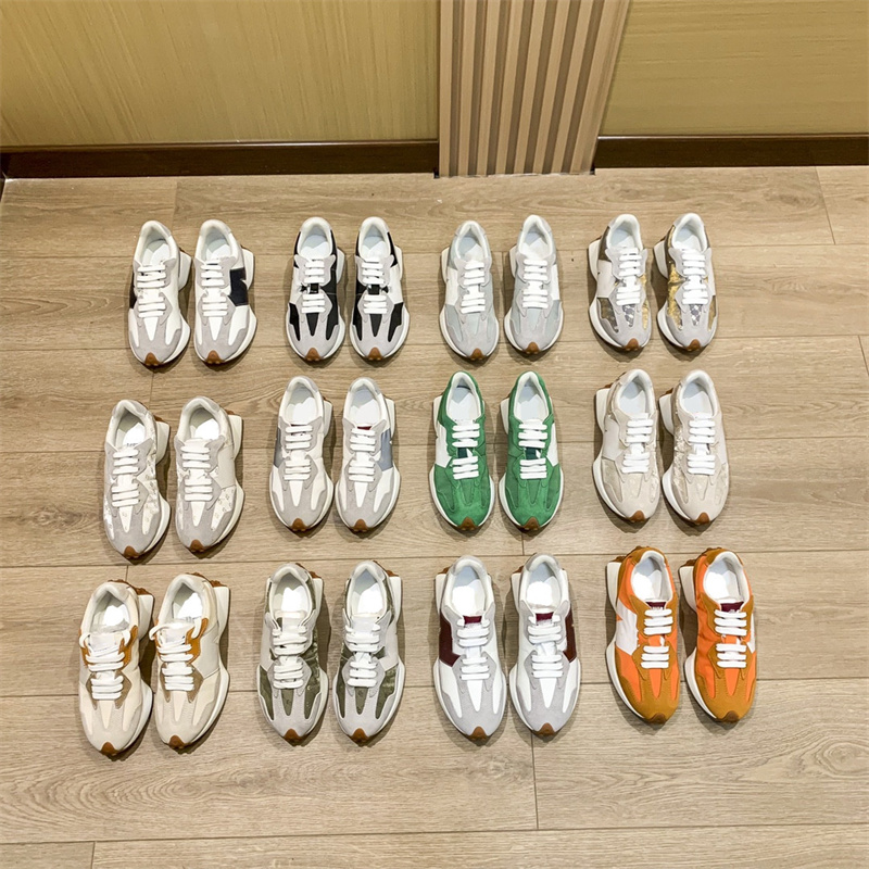 

Designer 327 Retro Womens Casual Shoes Sneakers Fashion 574 Beige Luxury Women Run Fitness Sports Shoes Basketball Sneaker Dad Shoe Size 35-40, Foam