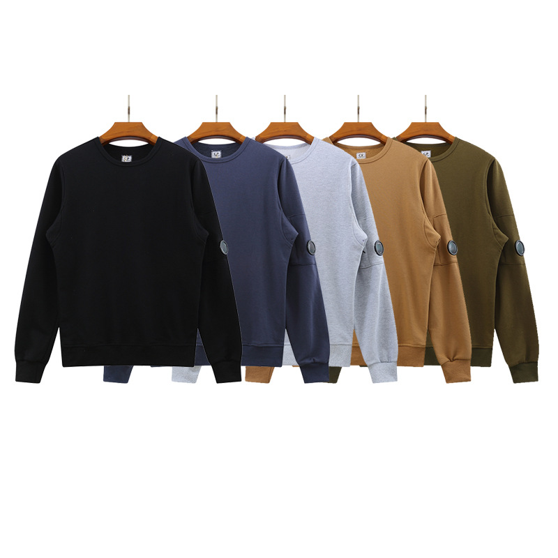 

2022 Men Hoodies Simple Pure Color casual Sweatshirts Mens and Womens C.P Round Neck Pullover CP Functional Pioneer Lens loose Company Sweatshirt