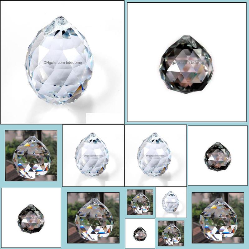 

Crystal 2021 New Wonderf Hanging Clear Ball Sphere Prism Pendant Spacer Beads For Home Wedding Glass Lamp Chandelier Bdedome Dhhir