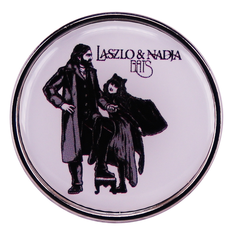 

Vampire life Brooch clothing hat pin badge jewelry, As picture