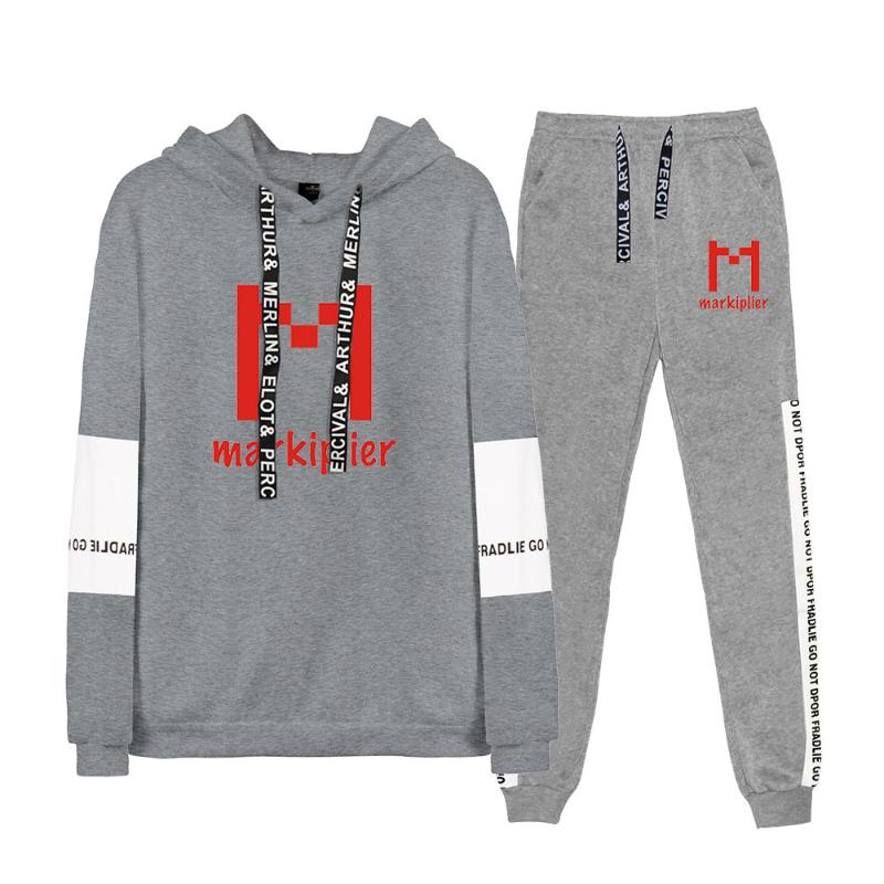 Men's Tracksuits 2022 Markiplier Spring Printing All-match Casual Sports Hoody Sportswear Hoodie Sweatshirt Trousers Two-piece Suit