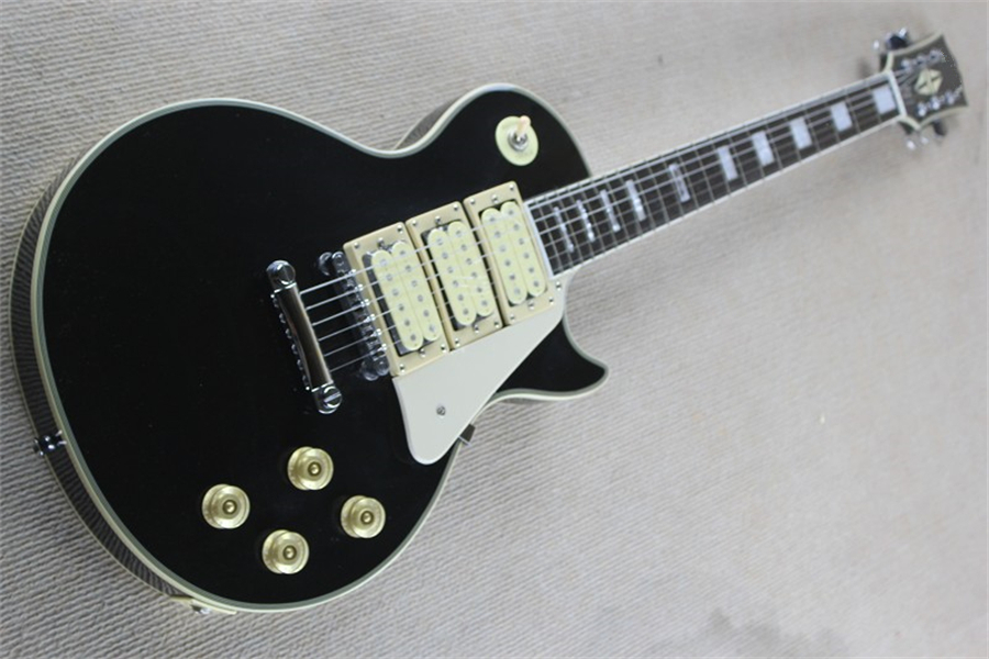 

High Quality Custom Ace Frehley Electric Guitar Black New Arrival OEM Available