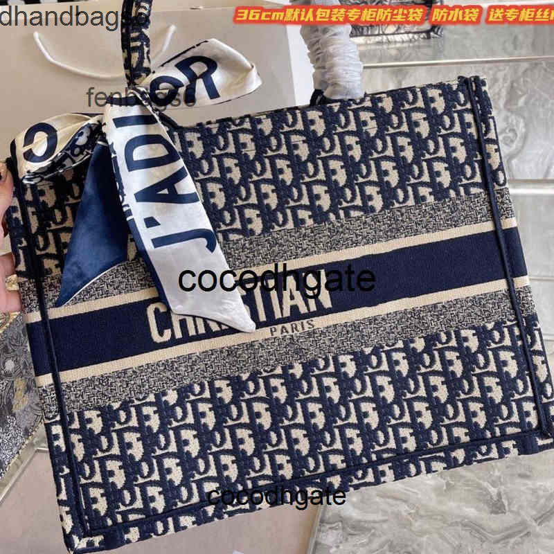 

Shoulder bag Christain Handbags Bags dc Handbags Totes Old Flower Shopping Bag Version Booktote CC5A designer, Sky blue