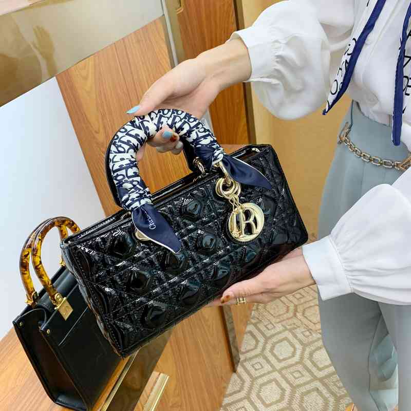 Designer wedding Bags clutch Hot Selling Recommendation Women's Shoulder Bag Small Square Patent Leather High Grade evening clutches luxury