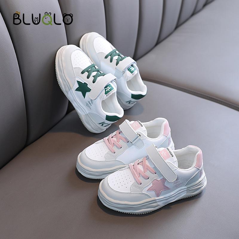 

Athletic & Outdoor Designer Leather Boys And Girls Shoes Toddler Children's Sneakers Sport Kids Casual Running Tennis High School, 02 pink