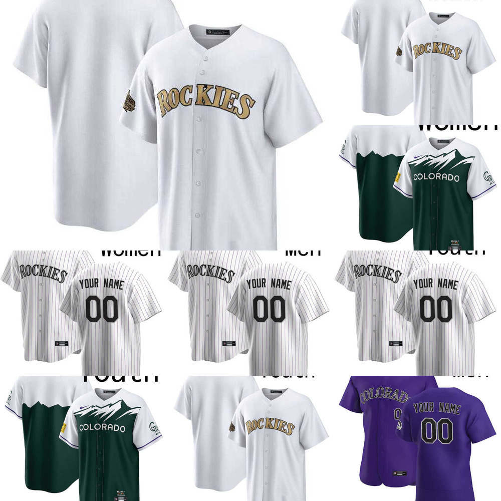 

Baseball Jersey 2022 All-Star Colorado 25 C.J. Cron 9 Connor Joe 24 Ryan McMahon 19 Charlie Blackmon 7 Brendan Rodgers 15 Randal Grichuk Rockies, Colour