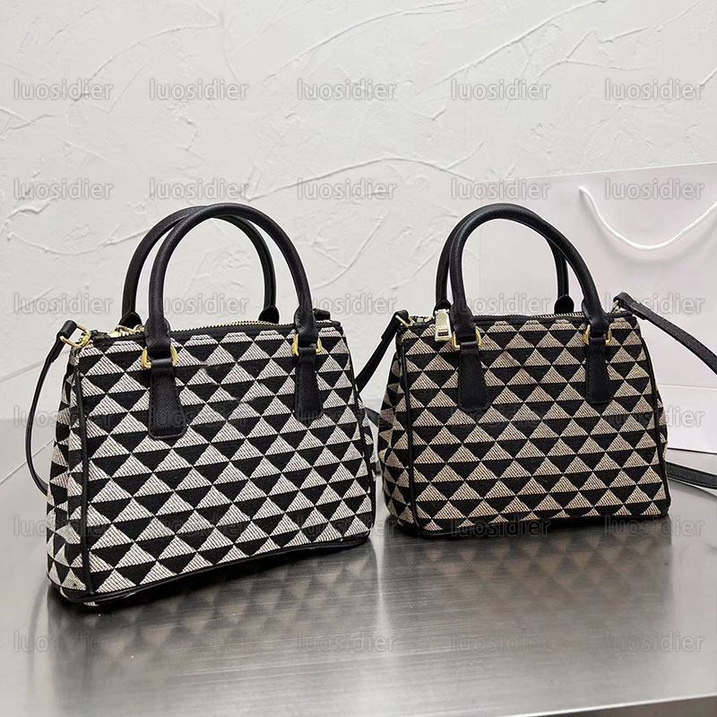 

symbole embroidered fabric tote bag galleria one shoulder crossbody handbag briefcase L9bj#, Customize