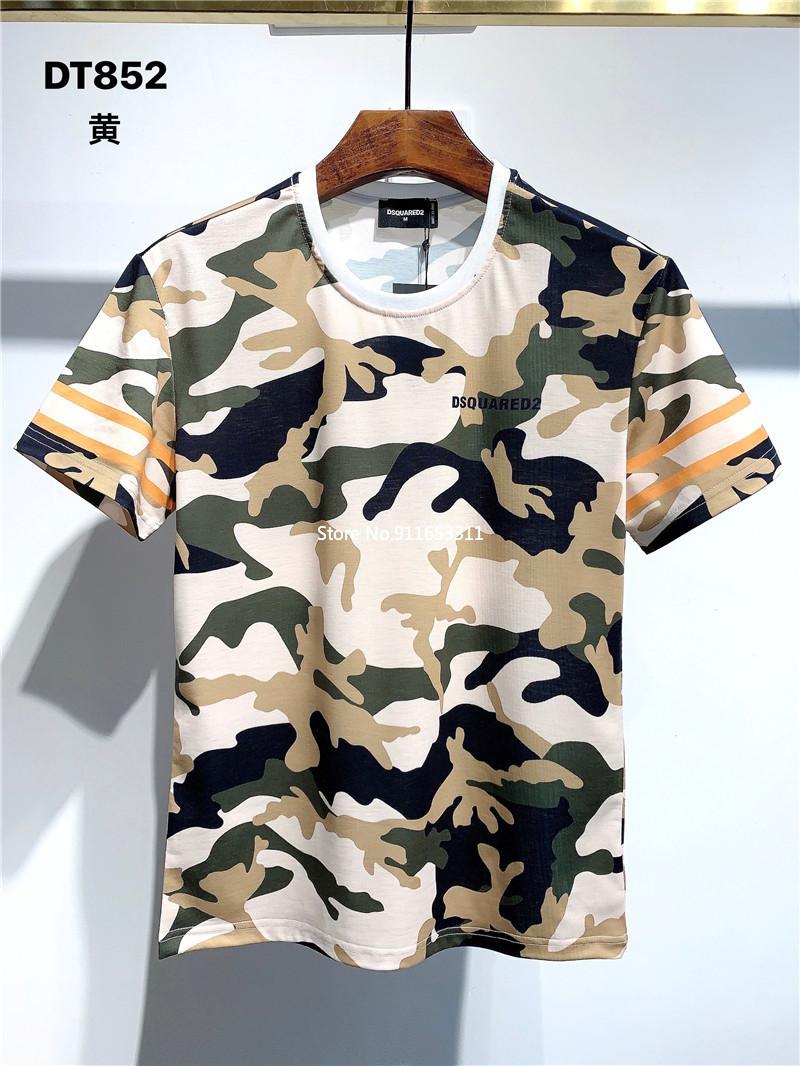 

Men's T-Shirts Men's Summer Camouflage Colour Short Sleeve T Shirt Casual Vintage Cotton O-neck Tops Tees Plus Size 3xlMen's, Dt8521