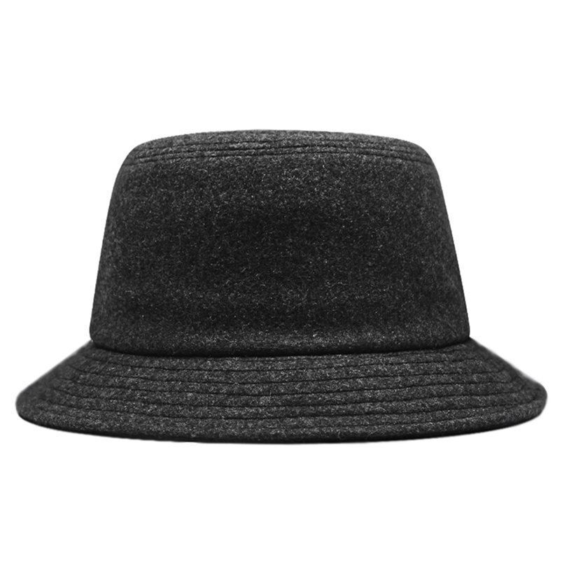 

Big Head Men Large Size Wool Fisherman Hat Male Winter Panama Cap Man Plus Size Felt Bucket Hat 56-60cm 60-65cm 220531, Dark grey