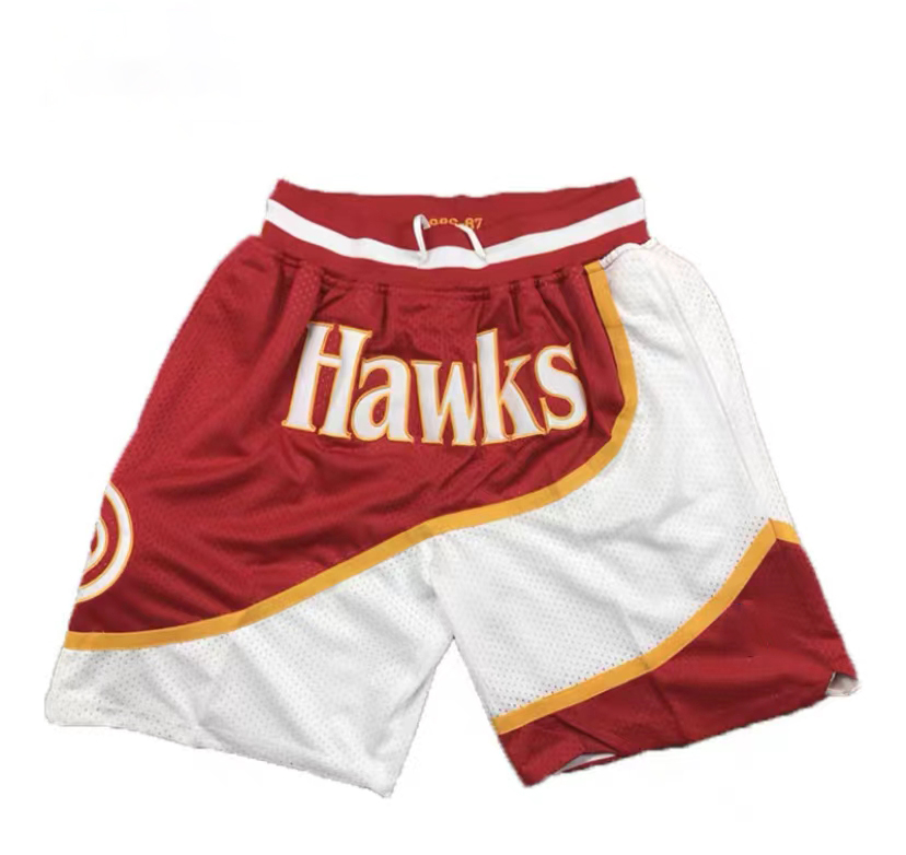 Stitched Basketball Short Mitchell and Ness Retro Just Don Shorts With Pocket Zipper Sweatpants Men Size S-XXXL QWQ