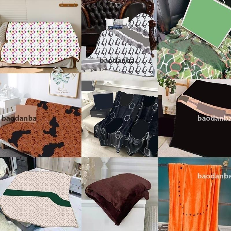 

Casual 16 Styles Patterns Blankets Designer Letter Home Hotel Decoration Blanket  Outdoor Portable Travel Bedsheet G
